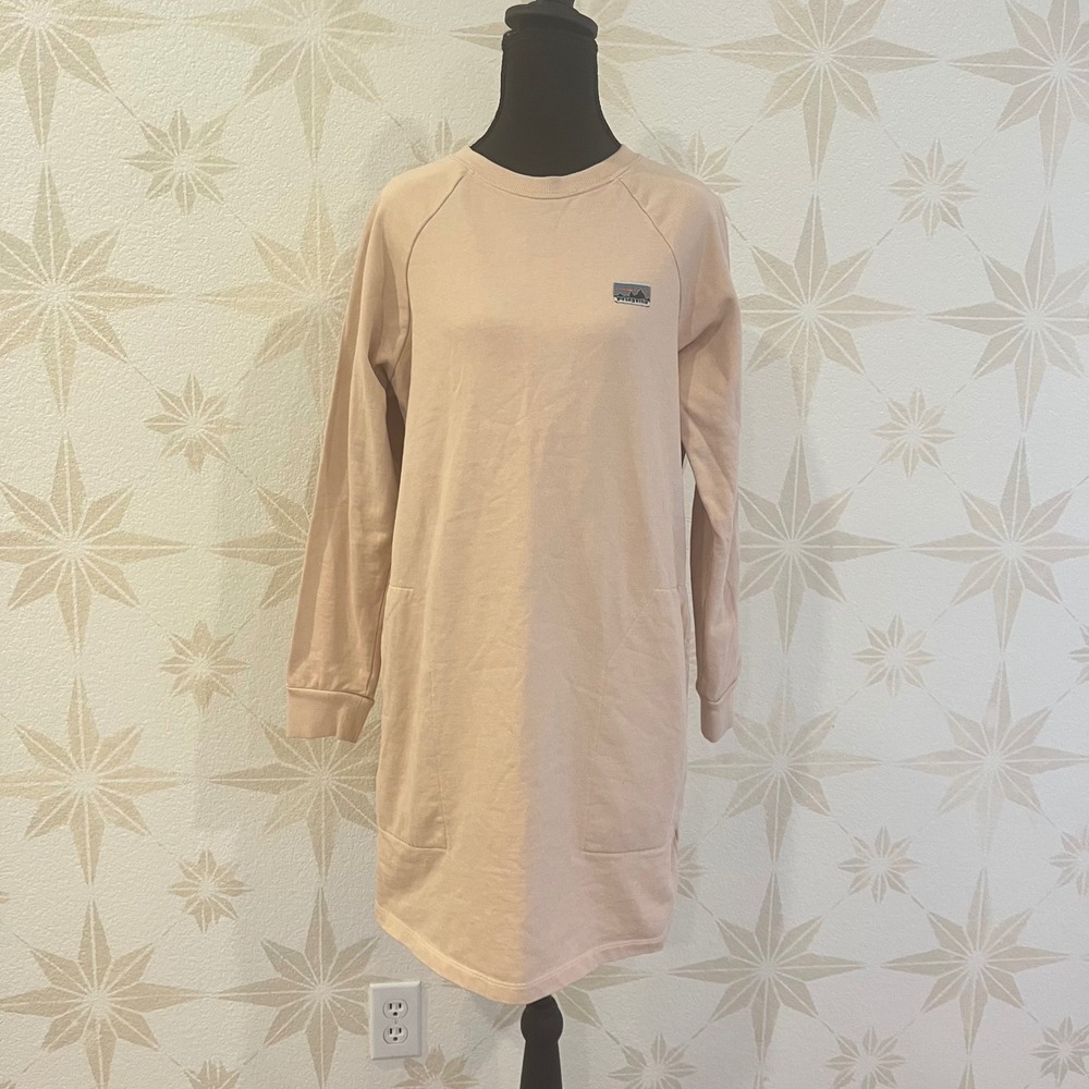 Patagonia Women's Size S Regenerative Organic Cotton Sweatshirt Dress Pockets